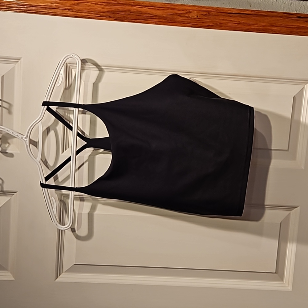 Cropped racerback tank